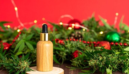 Christmas-themed CBD product