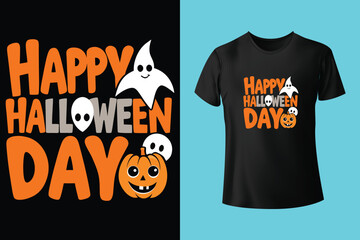 Spooky haunted house with pumpkin t shirt, Halloween t shirt design