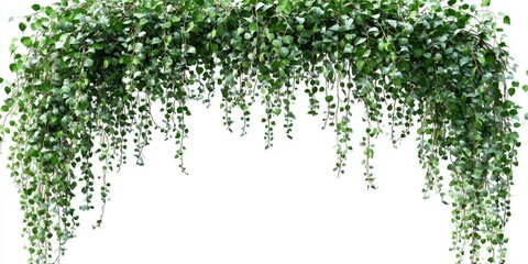 Lush, cascading greenery forms an arching canopy