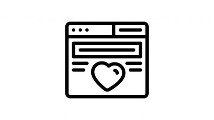 favourite minimalist stroke animation