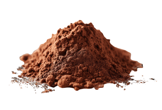 Dark brown cocoa powder mound (4)