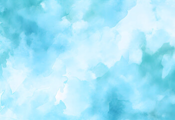 Abstract watercolor background. Winter.
