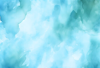 Abstract watercolor background. Winter.