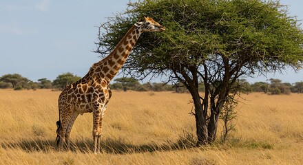 Obraz premium Gentle Giraffe