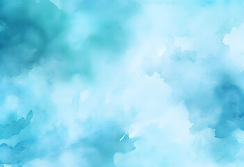 Abstract watercolor background. Winter.