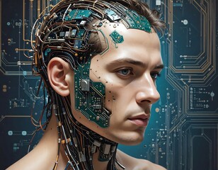 Cybernetic man profile