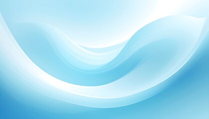 Light blue abstract waves