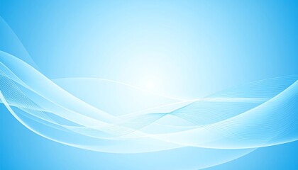 Light blue abstract background with flowing lines