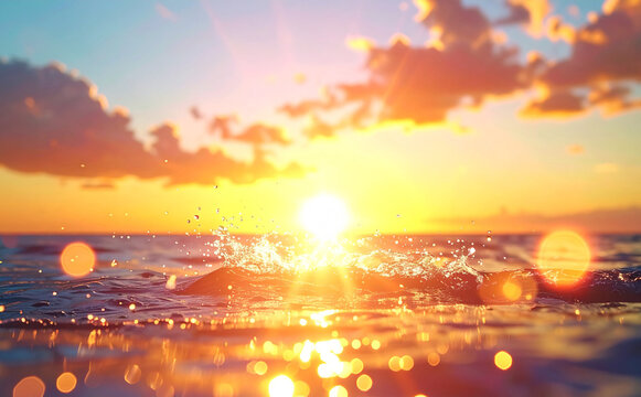 夕日に染まる海」の写真素材 | 3,503件の無料イラスト画像 | Adobe Stock