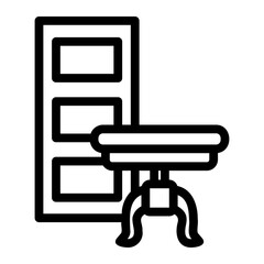 furnishing Line Icon