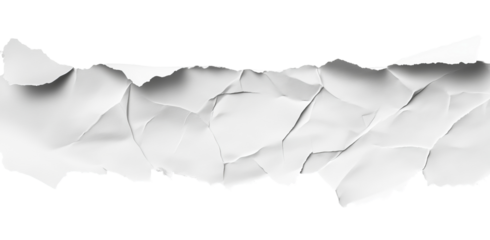 Crumpled white paper tear (1)