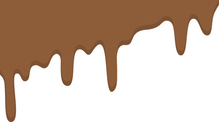 melted chocolate dripping