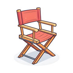 director chair icon cartoon of director chair vector