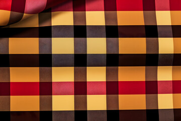 Argyle check pattern. Brown beige background. Classic geometric design. Vector illustration.