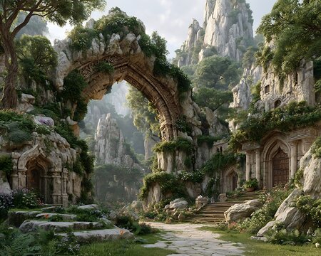 Digital ruins now forest sanctuaries powered by renewable smart root systems