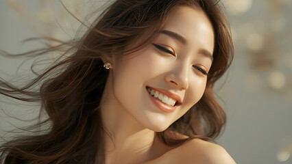 Obraz premium a smile on the wind