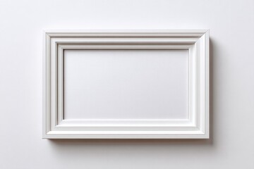 Empty white picture frame (1)