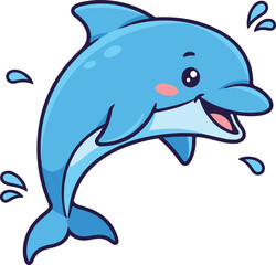 Smiling dolphin 