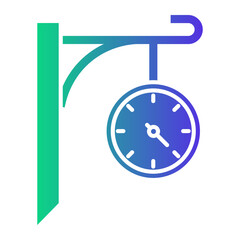 clock Gradient icon