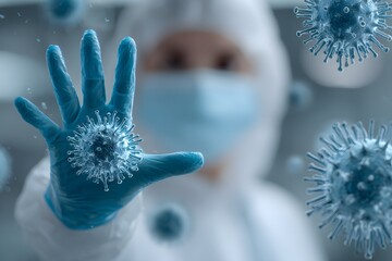 Infection control measures ensure safety and awareness in healthcare presentations and educational content.