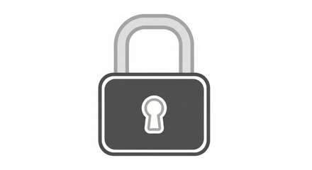 Padlock security and privacy concept protection, safety, and access control icon lock, key, and secure symbol