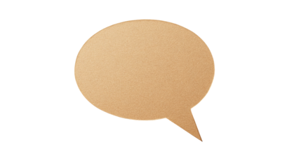 Light brown speech bubble graphic (1)