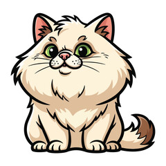 Cuteness Overload: Adorable and fluffy kitten with big eyes. Capturing the essence of adorable kitten with fluffy fur and big eyes