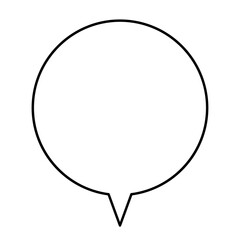吹き出し（丸、円）017