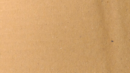 Background of brown kraft paper or cardboard texture.  old paper sheet, parchment or papyrus surface, vector realistic illustration.