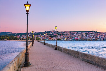 Argostoli town on the island of Kefalonia