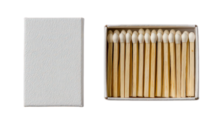 Matchbox Pair With White Match Tips
