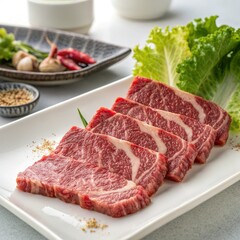 Fototapeta premium fresh raw meat