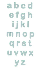 Stylish Lowercase Letters Set, Minimal Font Typography for Cards, Invitations, and Templates