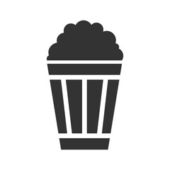 Popcorn package bag  icon isolated on transparent background