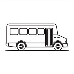 vector illustration of a bus