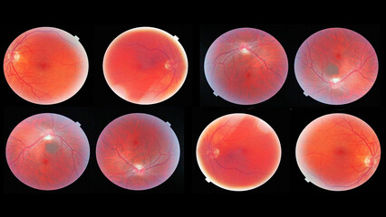 An eye scan using OCT ( Ocular Coherence Tomography