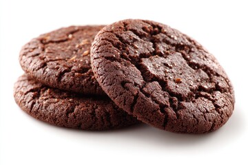 Stack of rich, dark chocolate cookies (2)