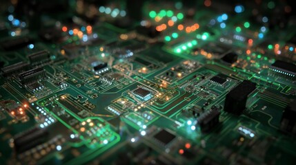 Obraz premium Complex circuit board technology