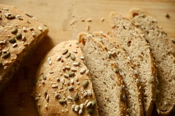 nutritious whole grain bread