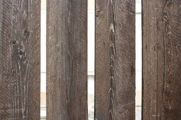 wooden fence made of boards