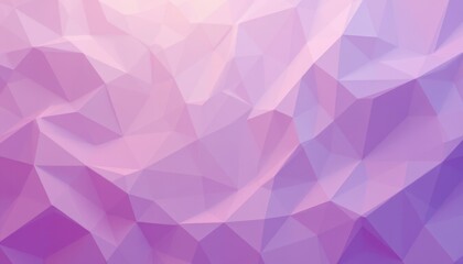 create a low poly, generative art background illustration with an abstract color palette featuring soft lavender tones