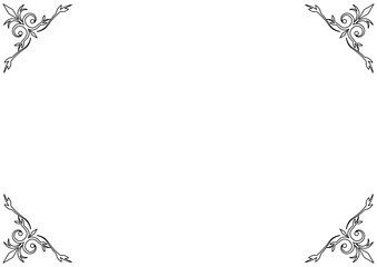 European-style elegant Rococo ornament frame