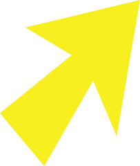 yellow arrow sign