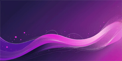 Vibrant purple and pink waves with a flowing, abstract design for a colorful wallpaper illustration