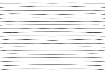 Fototapeta premium Hand drawn black lines on a black background. Seamless pattern under clipping mask. Abstract background, texture. Evenly spaced horizontal lines, a hand-drawn sheet.