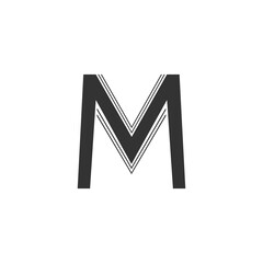 Modern Letter M Logo Design | Stylish Alphabet M Vector Branding
