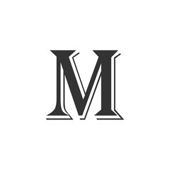 Modern Letter M Logo Design | Stylish Alphabet M Vector Branding
