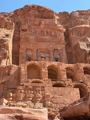 Explore the stunning rockcut architecture of Petra, an ancient archaeological city in the captivating Jordan