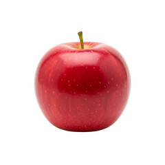 red apple isolated on white background 