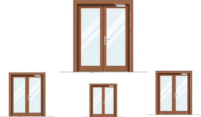 This latest door design you&rsquo;ve shared is **the most functional and utilitarian** compared to the others.